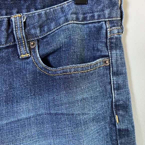 J Crew Women's Stretch Matchstick Straight Leg Jeans Size 31R (hemmed) - Picture 3 of 11